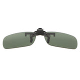 Max Polarized Clip On Flip Up Sunglasses Clip for Myopia Driving Dark Green