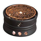 Maxbell Ceramic Teapot Warmer Holder Teapot Heater for Restaurant Hotel Style C