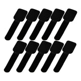 Maxbell Reusable Kitchen Appliance Cable Winder Cord Wrapper Cable Ties for Computer 10pcs Black