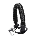 Maxbell Wide Mouth Bottle Paracord Handle Cord Braided Rope 12/18/21/24/32/40/64oz Black Gray