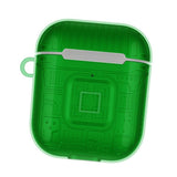 Max Plastic Earphone Case Protective Skin Cover Case For AirPod 2 Gen Green