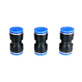 Max 3 PCS Pneumatic Push in Connect Fitting Tube Straight Union Coupler 4mm