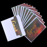 Max 12 pcs Assorted All Occasion Kraft Greeting Cards Folding Card Handmade E