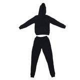 Maxbell 1pc 1/6 Women Hooddie Set Soldier for Phicen Action Figures Accessories black