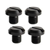 Maxbell 4x Motorcycle Mirror plug Screw Bolts M10 Metal Accessories Left