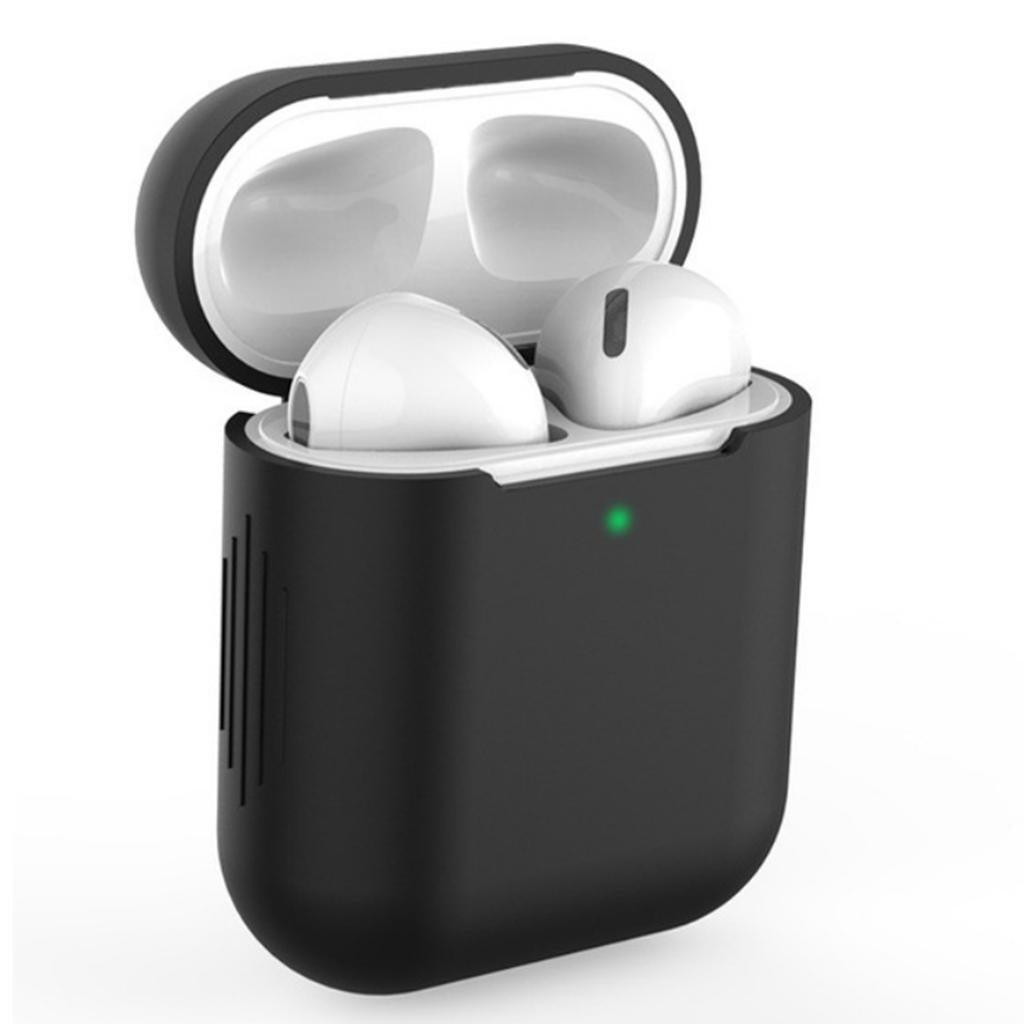 Maxbell Earphones Protective Cover for Airpods Wireless Earphone Case Black