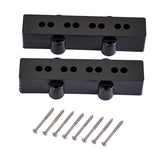 Max 2pc Black Guitar Open Pickup Cover Bridge Neck for J Bass Accessories Parts