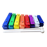 Maxbell Xylophone Gifts Colorful 8 Note Glockenspiel for Kindergarten Preschool Kids