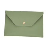 Maxbell Makeup Bag Travel Simple PU Leather Gift for Women Girl Toiletry Clutch Green