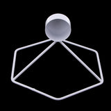 Max Modern 3D Geometric Candlestick Candle Holder for Home Party Decor White