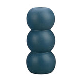 Maxbell Ceramic Vase Boho Elegant Modern Simple Flower Vase for Office Cabinet Party Dark Green