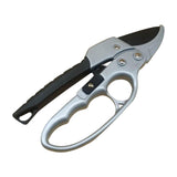 Maxbell Garden Pruning shear Nonslip Handle Stainless Steel for Garden Orchard Black Argent