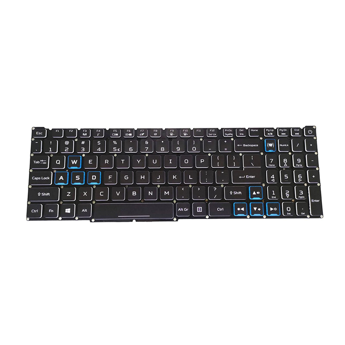 Maxbell Replacement Laptop Keyboard US Layout for 4 AN515-54 AN515-43 AN517-51 Colorful backlit
