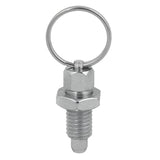Max Index Plunger With Ring Pull Spring Loaded Lock Pin M16-8 Stainless Steel