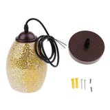 Maxbell Retro Bar Cafe Pendant Light Mosaic Style Hanging Ceiling Lamp Shade 8