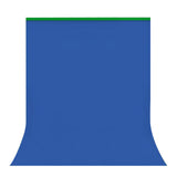Maxbell Collapsible Screen Backdrop Wrinkle Resistant for Studio Video Recording 2mx3m Blue Green