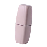 Maxbell Toothbrush Toothpaste Holder Case Compact for Business Trip Bathroom Outdoor pink