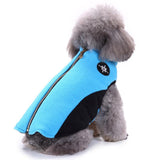 Max Pet Puppy Dog Comfortable Jacket Winter Warm Windproof Plush Coat Blue