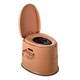 Maxbell Outdoor Potty Detachable Inner Bucket Camping Toilet for Trips Camping Khaki