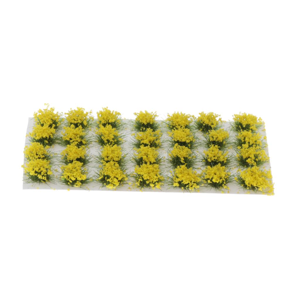 Max 8mm 1/72 1/48 1/35 Studio Grass Tufts for making military Yellow