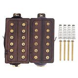 Max Maxb 2 Pieces Rose Wood Electric Guitar Humbucker Neck Bridge Pickups 50/52mm Set