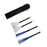Maxbell Drum Brush Useful Easy to Use Durable Retractable for Music Lover Drummer