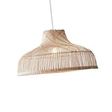 Maxbell Bohemian Pendant Lamp Shade Rattan Woven Lampshade for Restaurant Decor