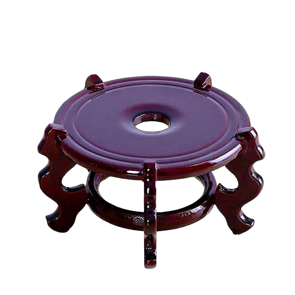 Maxbell Fishbowl Bracket Home Decoration Flowerpot Display Stand for Yard Outdoor M