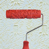 Max Maxb 7-Inch Assorted Embossed Pattern Painting Roller with Plastic Handle 1