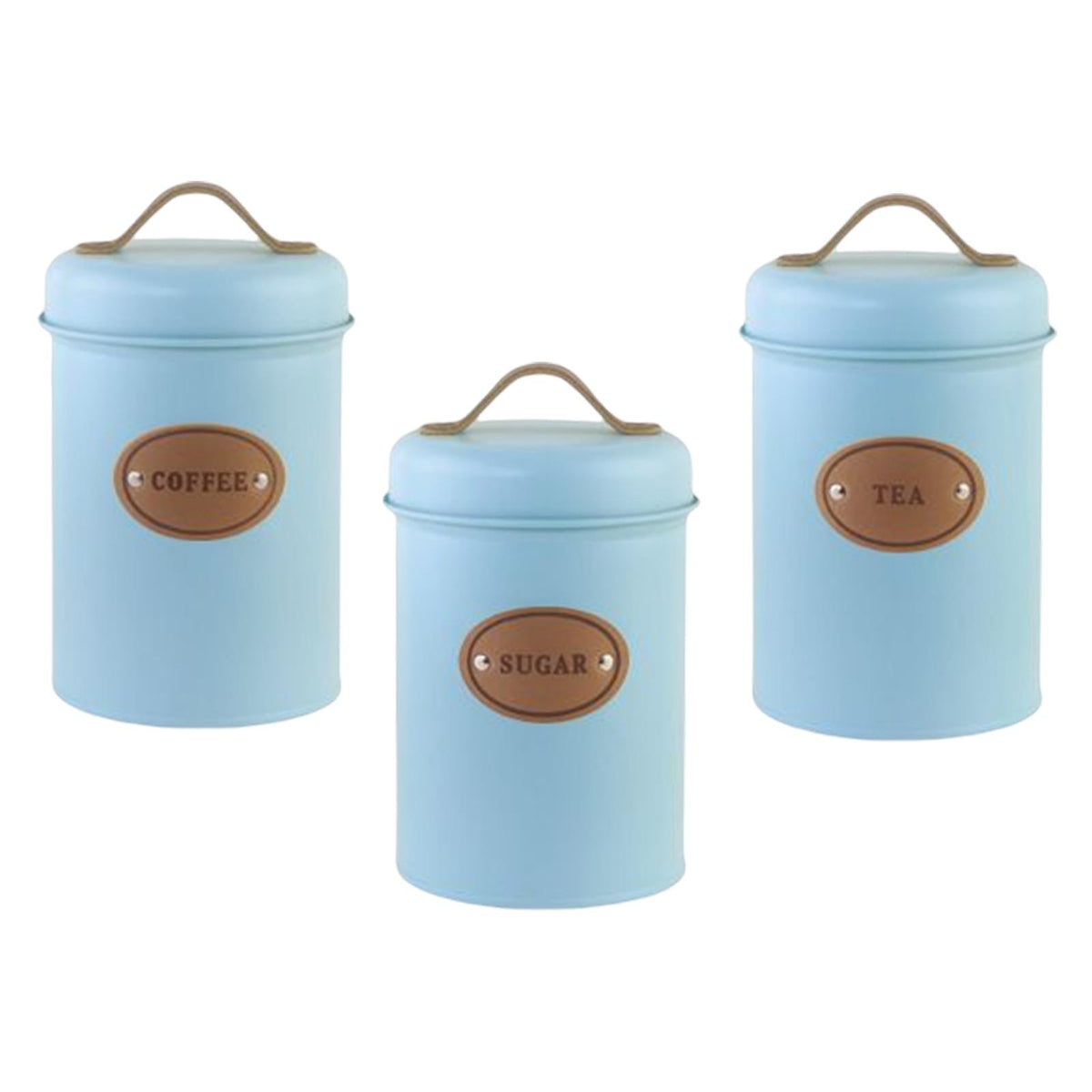 Maxbell Storage Jars with Air Tight Lids Nordic for Kitchen Countertop Sitting Room Blue