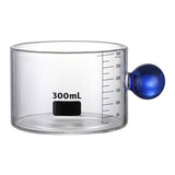 Maxbell Heat Resistant Measuring Cup Beakers Accessories for Party Baking Milk Tea Blue