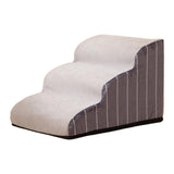 Maxbell Dog Stairs Dog Ramp Ladder Extra Wide Pet Supplies Comfortable for Sofa 3 Layer