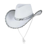 Maxbell Women Cowboy Hat Party Hat Sunhat for Holiday Costume Clothes Accessories