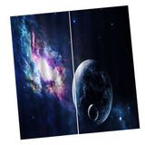 Max Digital Printed 3D Curtain Living Room Bedroom Drapes 2 Panel The Earth