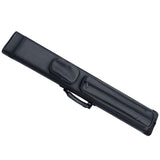 Maxbell Billiard Cue Bag 1/2 Billiard Carrying Cases Protector Organizer for Games Black 6 Hole