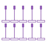 Maxbell 10Pcs Dustproof Plug Case Anti-Friction for Garmin fenix5x / 6x  Purple