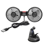 Maxbell Car Fan Desk Fan Mounted USB Car Accessories for Truck Office Dashboard
