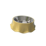 Maxbell Cat Bowl Cat Drinking Bowl Detachable Stable Cat Water Bowl for Pet Supplies Yellow
