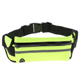 Maxbell Waterproof Running Jogging Belt Bum Waist Pouch Fanny Pack Fluorescent Green