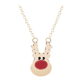 Maxbell Cute Pendant Necklace Fashion Gift Charms Jewelry for Party Women Christmas Gold