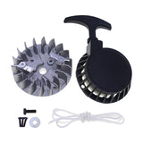 Maxbell Pull Starter Pull Cord Flywheel Kits for Two Stroke 49cc Mini Pocket Bike
