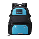 Maxbell Durable Basketball Football Backpack Daypack for All Sports Camping Fitness Blue