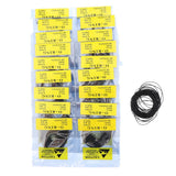 Maxbell 950pcs Rubber Silicone Watch Gasket O-Ring Back Case Seals 12mm-30mm 0.5mm