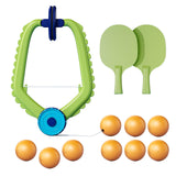 Maxbell Table Tennis Self Training Set Hanging Without Need for Table Indoor 9 balls