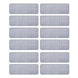 Maxbell Replacement Flat Mop Pad Kitchen Bathroom Floor Duster Cleaning Rag 12pcs