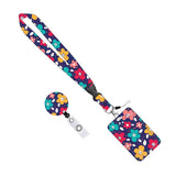 Maxbell ID Card Holder Lanyard with Clip Badge Holder for School Worker styleC