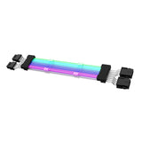 Maxbell Extension RGB Cable PSU Extension Cable Set PCIe Cable for Computer PC Black 2x8PIN