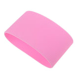 Maxbell Outdoor Silicone Round Non-slip Water Bottle Mug Cup Sleeve Cover pink