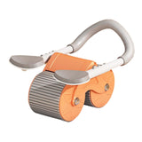 Maxbell Professional Ab Roller Wheel Ab Machine Home Gym for Women Men Exercise Orange Adjustable