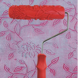 Max Maxb 7 inch Embossing Paint Roller Painting Brush With Handle Wall Decor #5